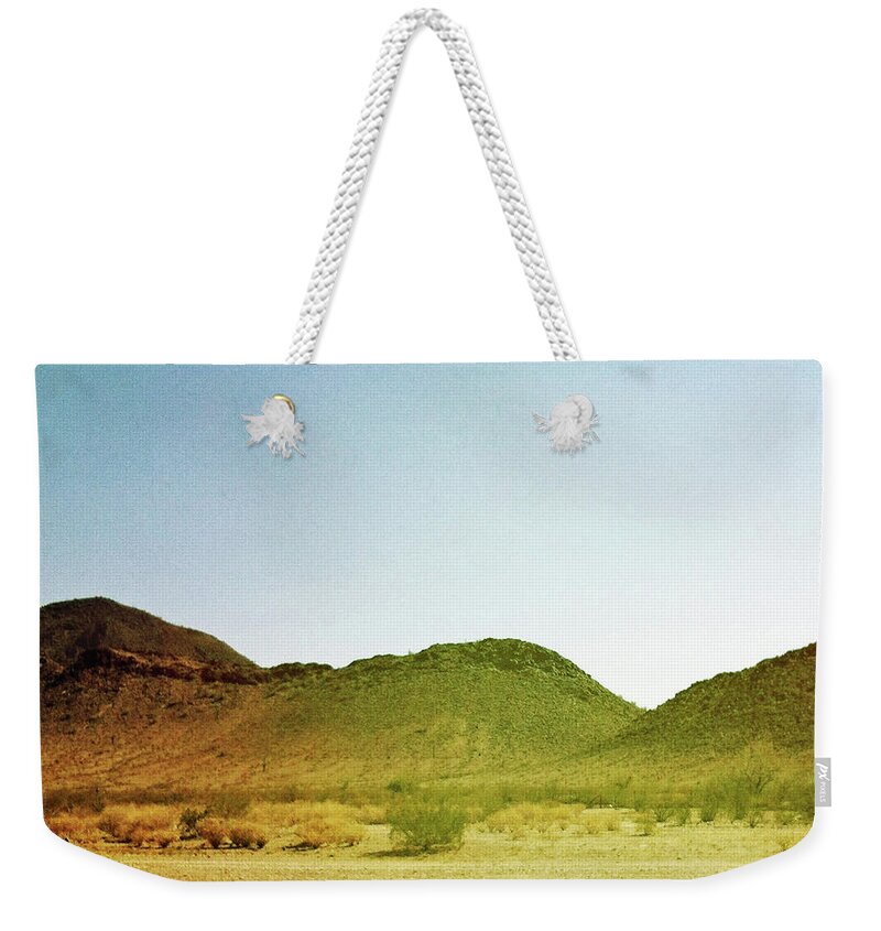 Tranquility Weekender Tote Bag featuring the photograph Arizona Desert by Chasing Light Photography Thomas Vela
