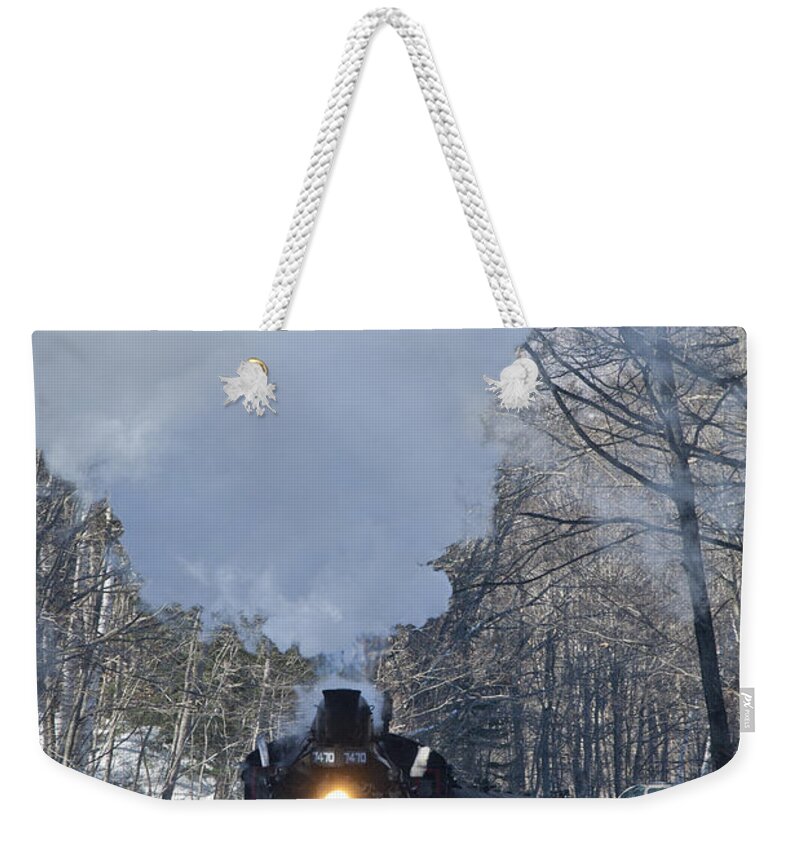  Weekender Tote Bag featuring the photograph Around the Bend by Alana Ranney