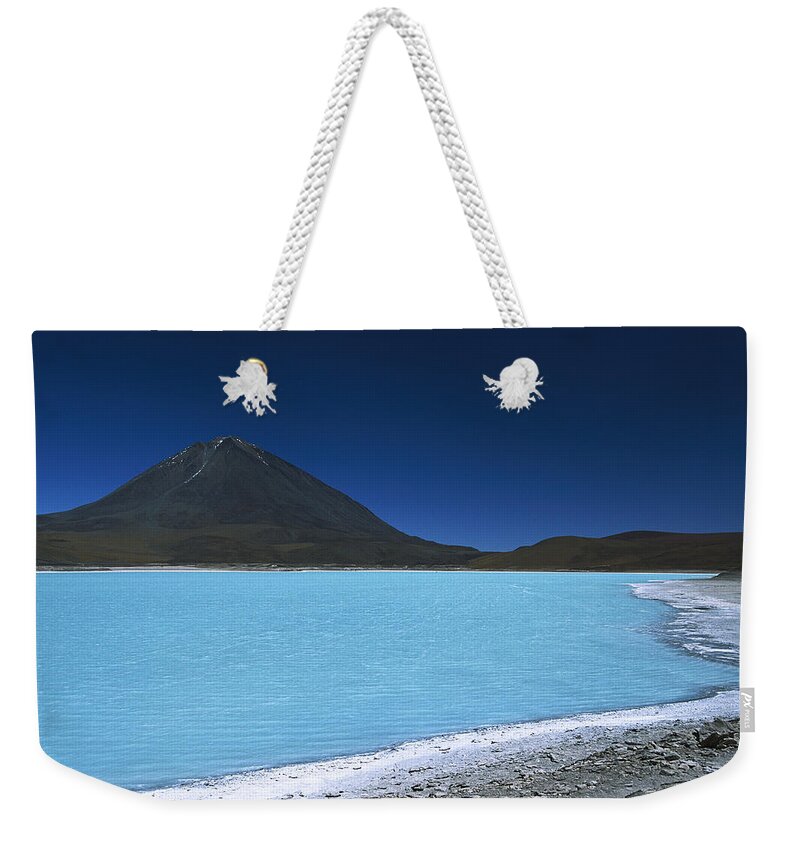 Feb0514 Weekender Tote Bag featuring the photograph Arsenic-laden Laguna Verde by Tui De Roy