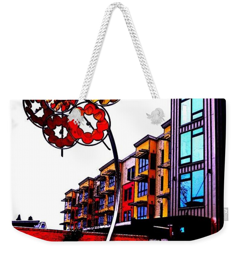 Art Weekender Tote Bag featuring the photograph Art On The Ave by A L Sadie Reneau