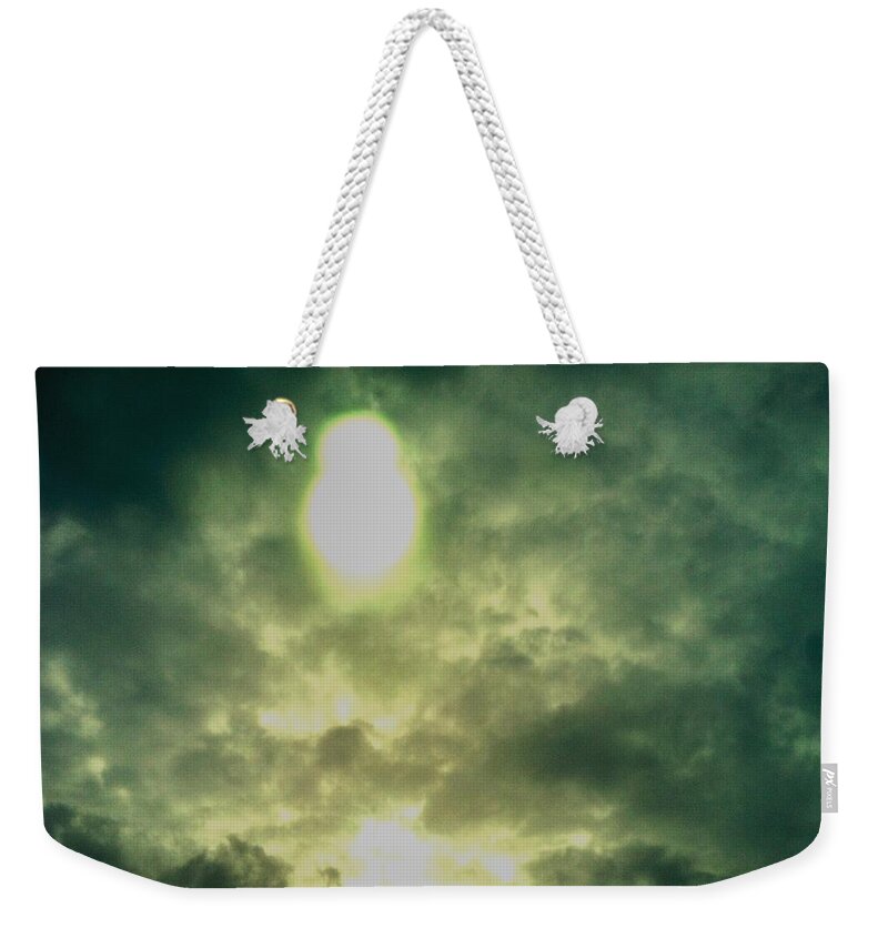 Cloud Weekender Tote Bag featuring the photograph Ascendescending by Chris Dunn