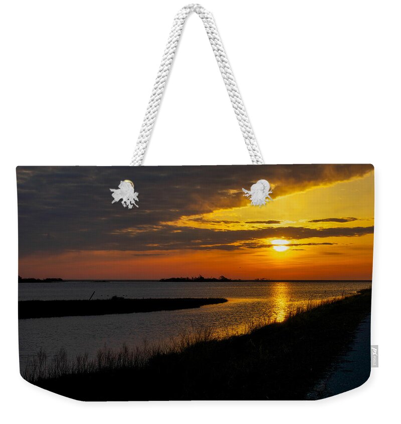 Assateague Weekender Tote Bag featuring the photograph Assateague Sunrise by Photographic Arts And Design Studio