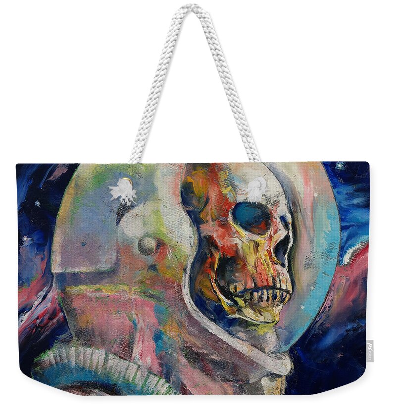 Art Weekender Tote Bag featuring the painting Astronaut by Michael Creese