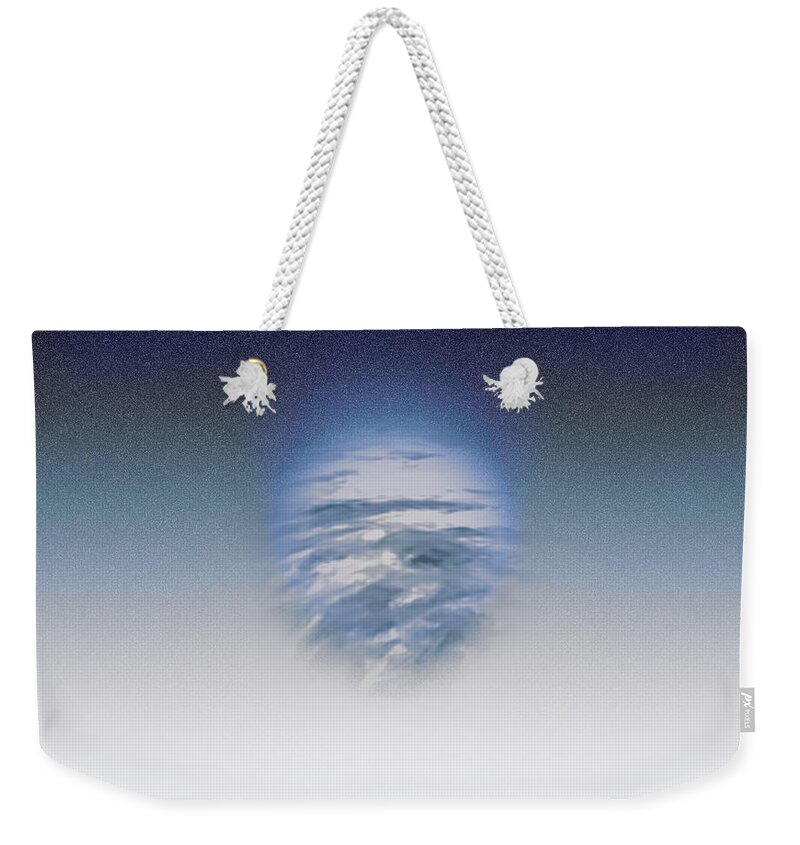 Atmospheric Presence Weekender Tote Bag featuring the digital art Atmospheric Presence by Kellice Swaggerty