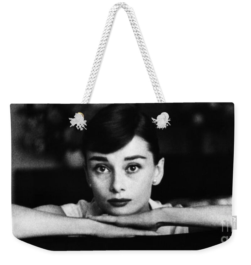 Audrey Hepburn Weekender Tote Bag by George Daniell - Science Source Prints  - Website