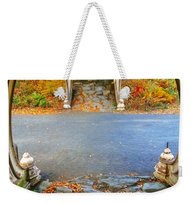 Nature Weekender Tote Bag featuring the photograph Autumn Crunch by Charlie Cliques