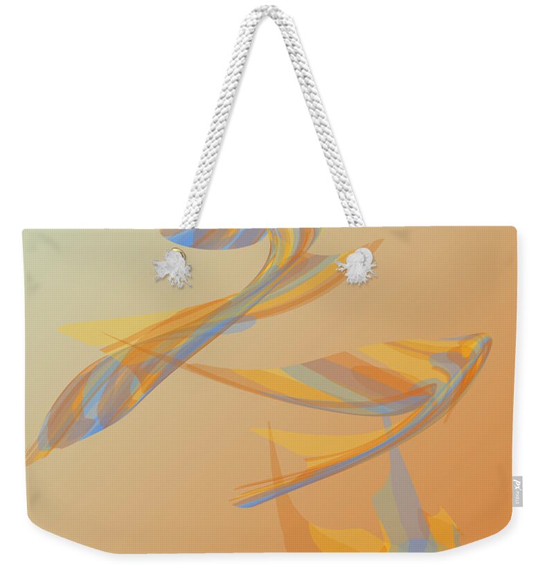 Birds Weekender Tote Bag featuring the digital art Autumn Migration by Stephanie Grant