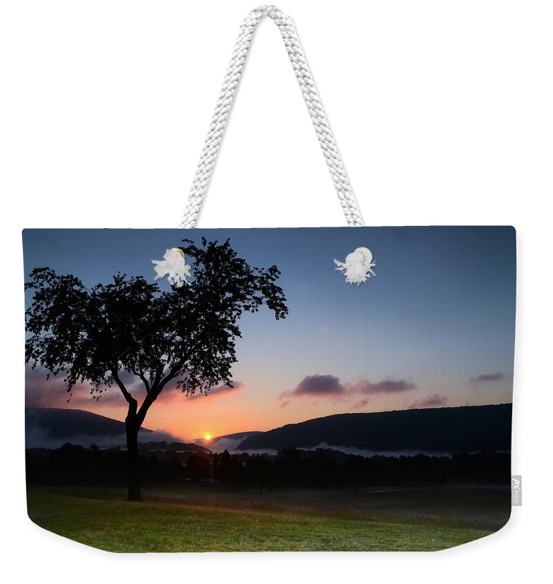 Tree Weekender Tote Bag featuring the photograph Autumn's First Breath by Melanie Moraga