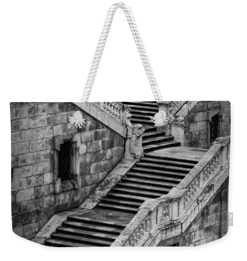Ancient Weekender Tote Bag featuring the photograph Back Entrance by Joan Carroll