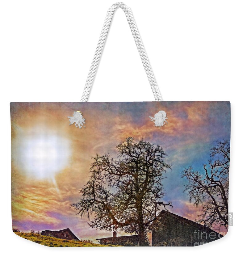 Switzerland Weekender Tote Bag featuring the photograph Back Light by Hanny Heim
