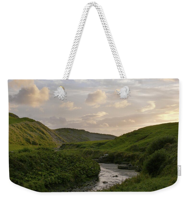 Travel Weekender Tote Bag featuring the photograph Backroads Ireland by Mike McGlothlen