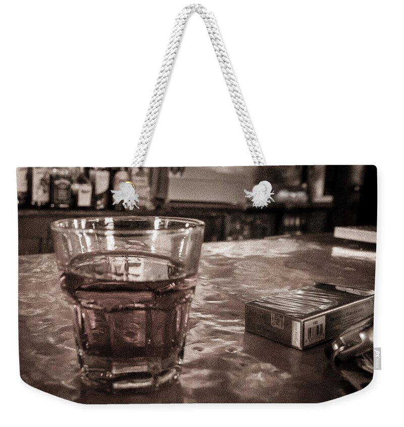 New Orleans Weekender Tote Bag featuring the photograph Bad Habits by Tim Stanley