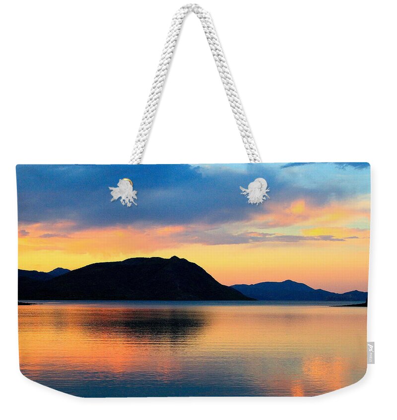 Bay Weekender Tote Bag featuring the photograph Bahia Concepcion Solitude by Robert McKinstry