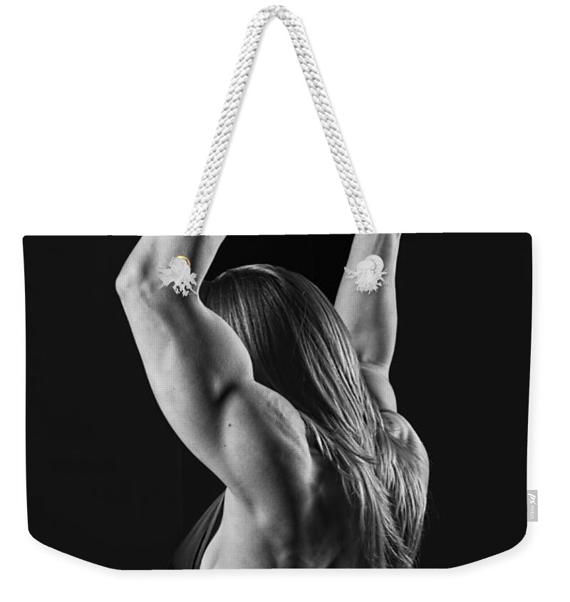 Strength Weekender Tote Bag featuring the photograph Balance of Power Flexion by Monte Arnold