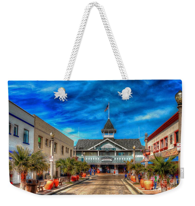 Balboa Weekender Tote Bag featuring the photograph Balboa Pavilion by Jim Carrell