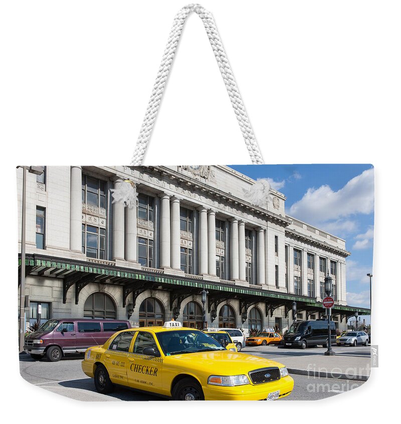 Clarence Holmes Weekender Tote Bag featuring the photograph Baltimore Pennsylvania Station I by Clarence Holmes