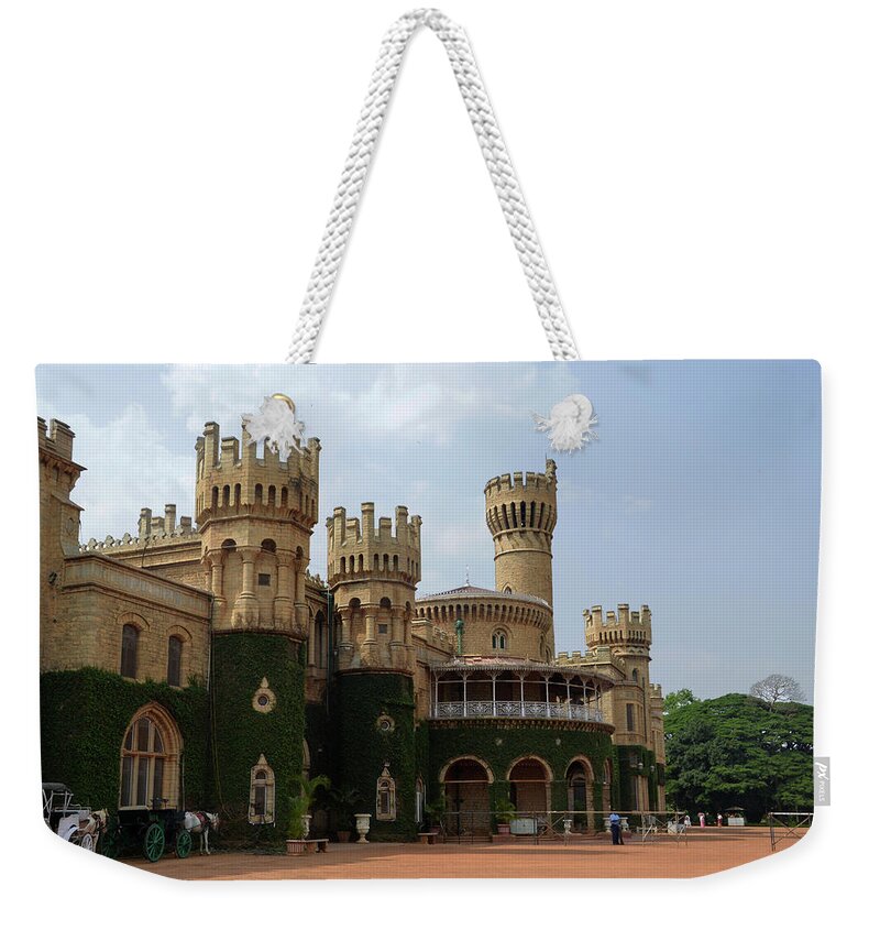 Arch Weekender Tote Bag featuring the photograph Bangalore Palace by Photo By Bhaskar Dutta