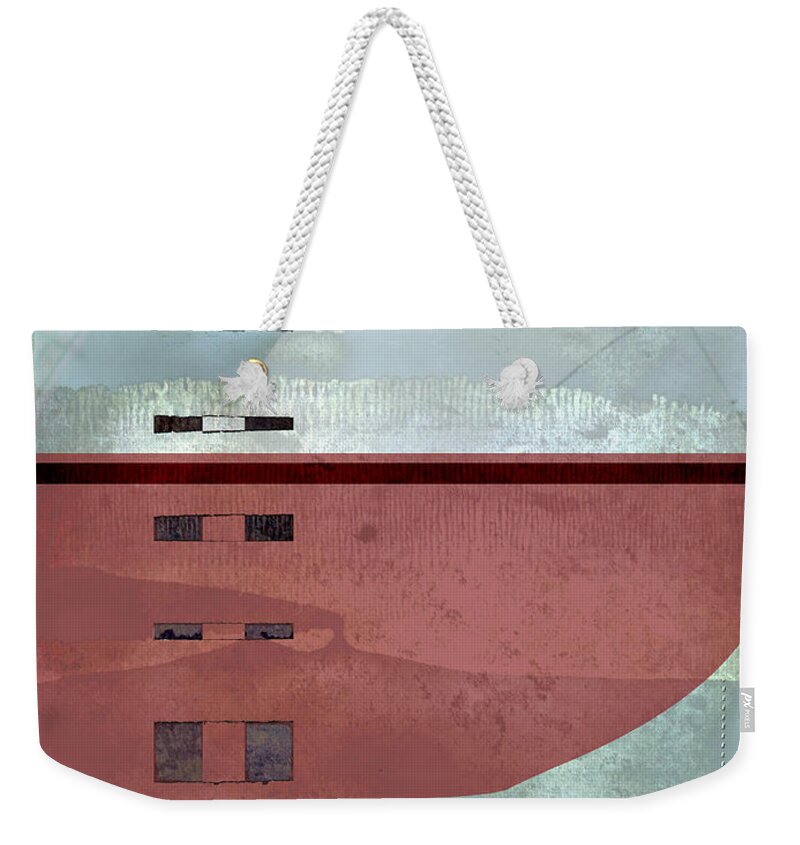 Columbia River Weekender Tote Bag featuring the photograph Bar Pilot by Carol Leigh