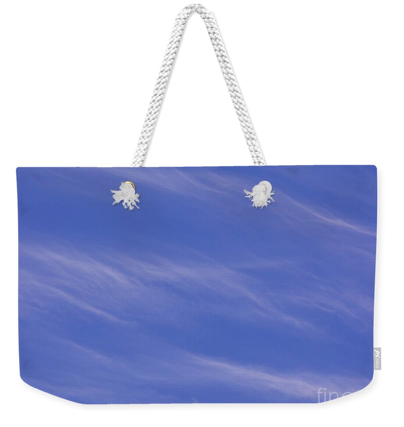 Clouds Weekender Tote Bag featuring the photograph Barely There by D Hackett