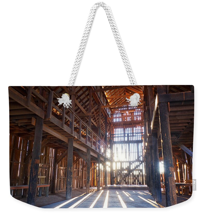 Astronaut Farmer Weekender Tote Bag featuring the photograph Barnwood Cathedral by Mary Lee Dereske