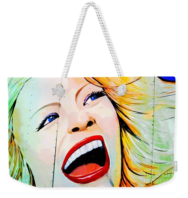 Face Weekender Tote Bag featuring the photograph Be Happy by Colleen Kammerer