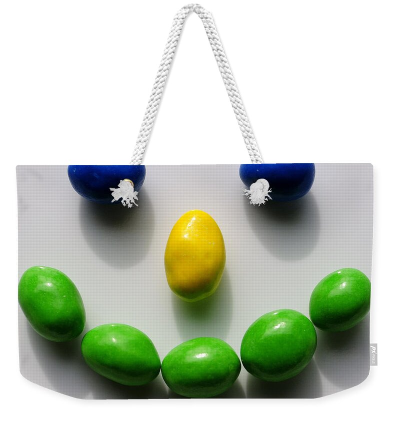 Smile Weekender Tote Bag featuring the photograph Be Happy by Luke Moore