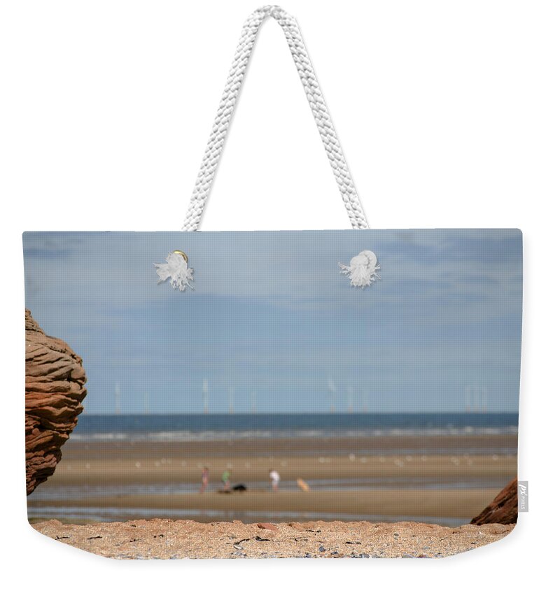 Hilbre Weekender Tote Bag featuring the photograph Beach by Spikey Mouse Photography