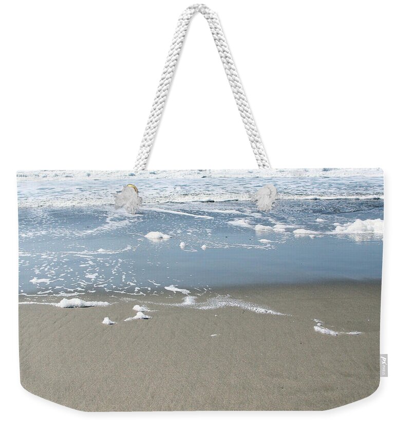 Ocean Weekender Tote Bag featuring the photograph Beach Love by Linda Woods