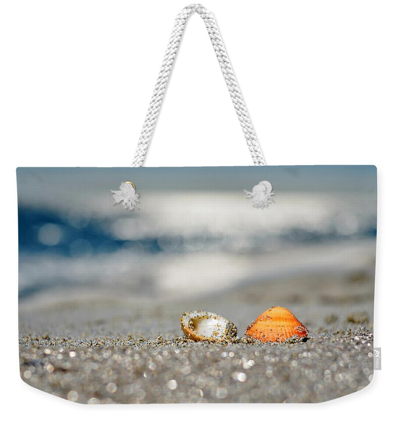 Beach Weekender Tote Bag featuring the photograph Beach Lovers by Laura Fasulo