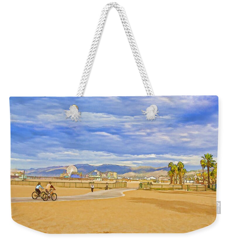 Beach Scene Weekender Tote Bag featuring the photograph Beach Scene by Chuck Staley