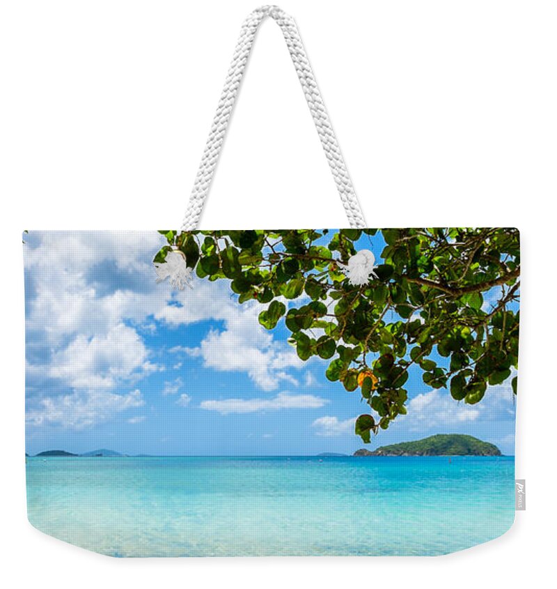 Caribbean Weekender Tote Bag featuring the photograph Beautiful Caribbean beach by Raul Rodriguez