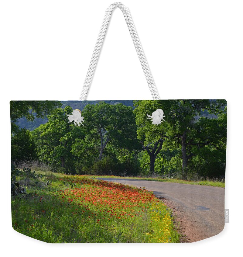 Texas Weekender Tote Bag featuring the photograph Beautiful Light on the Loop by Lynn Bauer