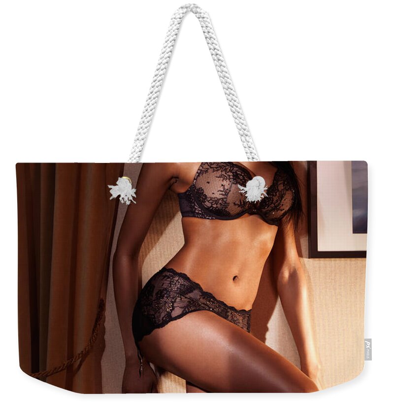 Beautiful sexy woman in black lingerie Tapestry by Maxim Images Exquisite  Prints - Fine Art America