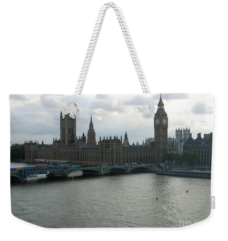 Houses Of Parliament Weekender Tote Bag featuring the photograph Beauty In Silhouette by Denise Railey