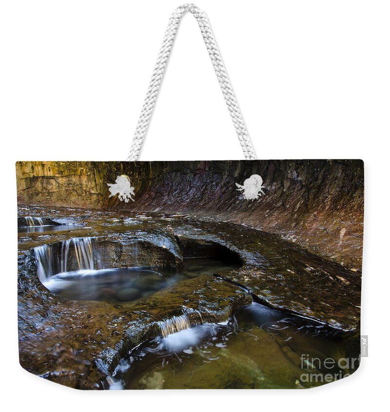 Zion Weekender Tote Bag featuring the photograph Beauty Of Zion The Subway 3 by Bob Christopher