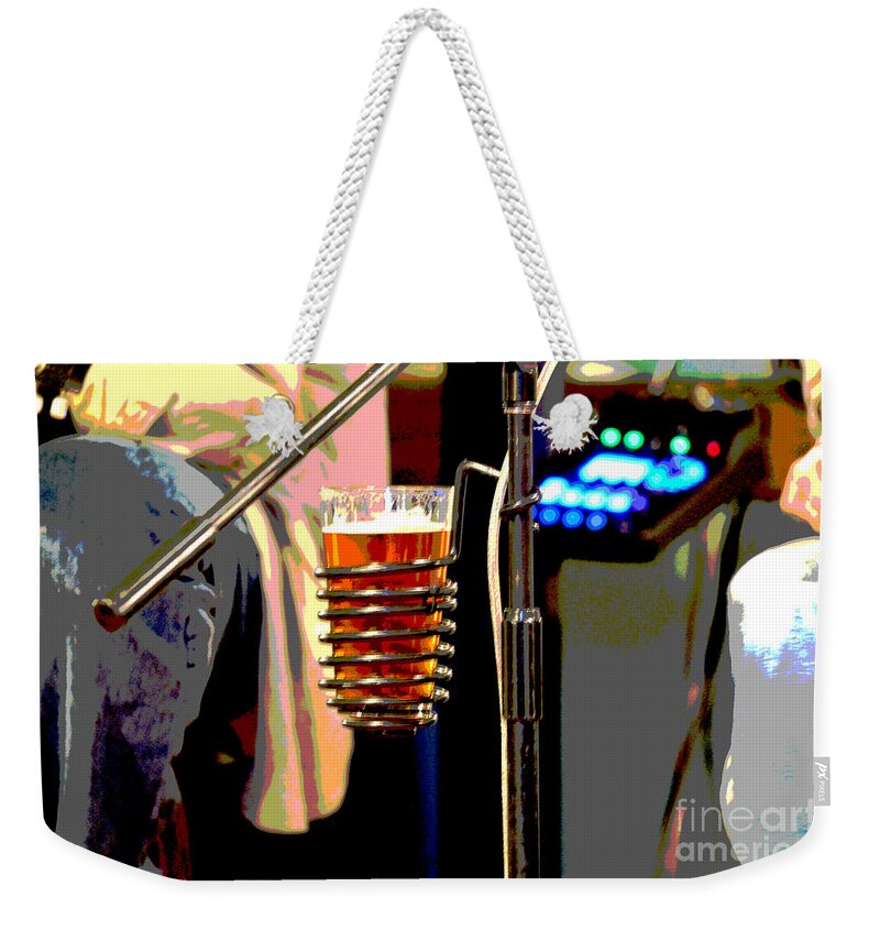 Beer Weekender Tote Bag featuring the photograph Beer Necessity by Alys Caviness-Gober