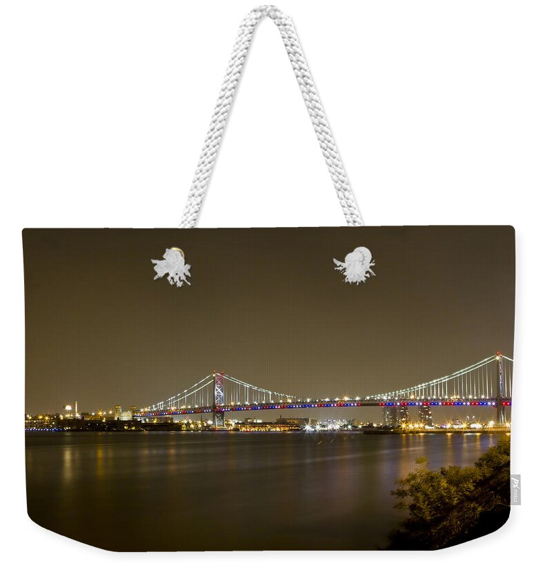 City Weekender Tote Bag featuring the photograph Ben Franklin by Paul Watkins