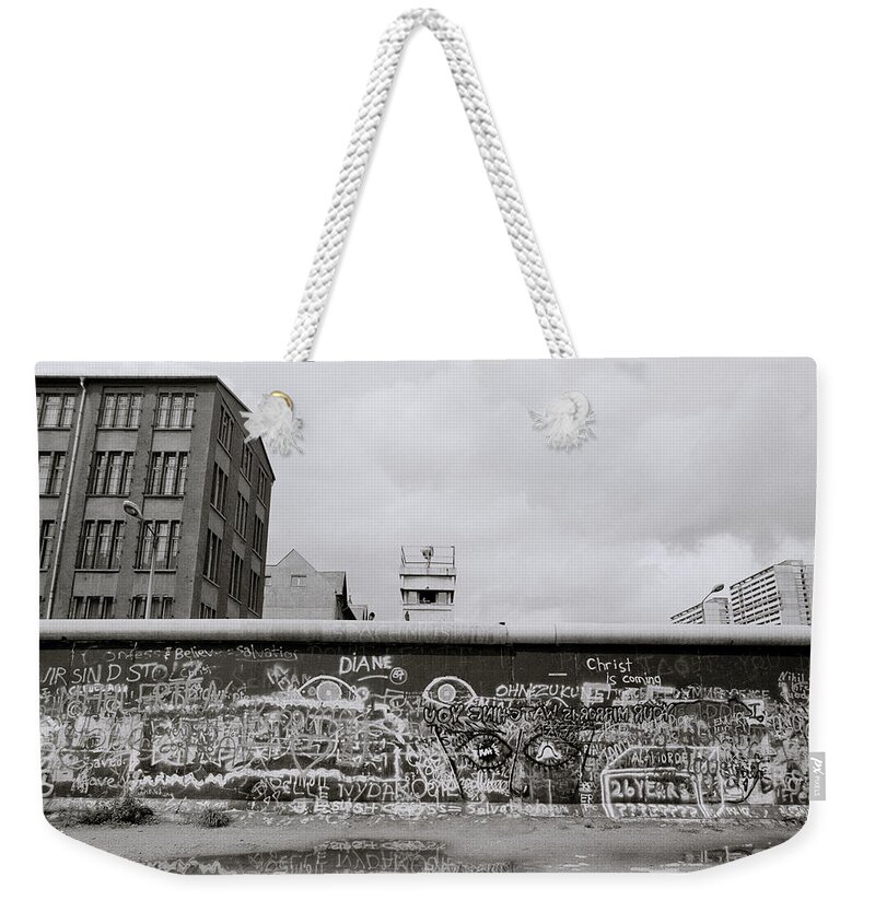 Berlin Wall Weekender Tote Bag featuring the photograph Berlin Wall Germany by Shaun Higson