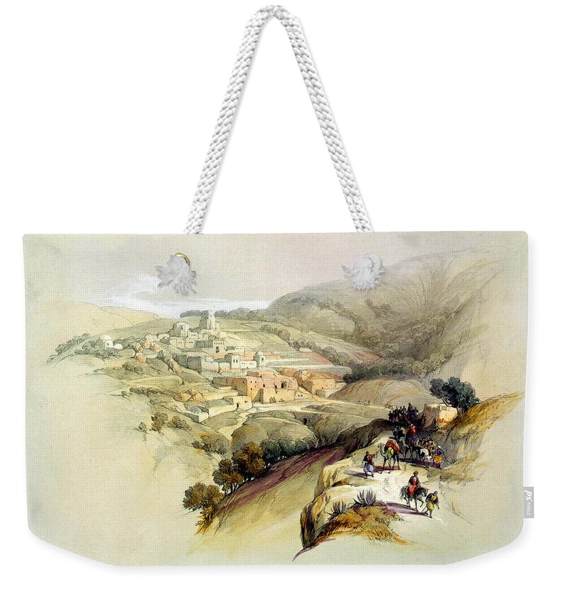 Bethany Weekender Tote Bag featuring the photograph Bethany by Munir Alawi