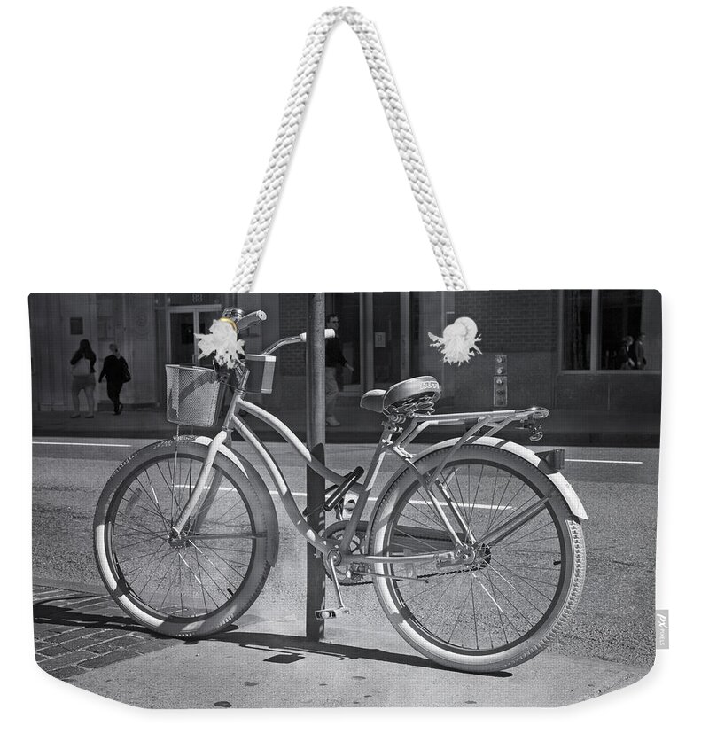 Bike Weekender Tote Bag featuring the photograph Bicycle by Betsy Knapp