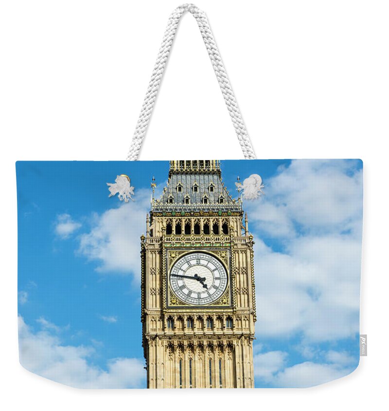 Clock Tower Weekender Tote Bag featuring the photograph Big Ben, London, Uk by John Harper