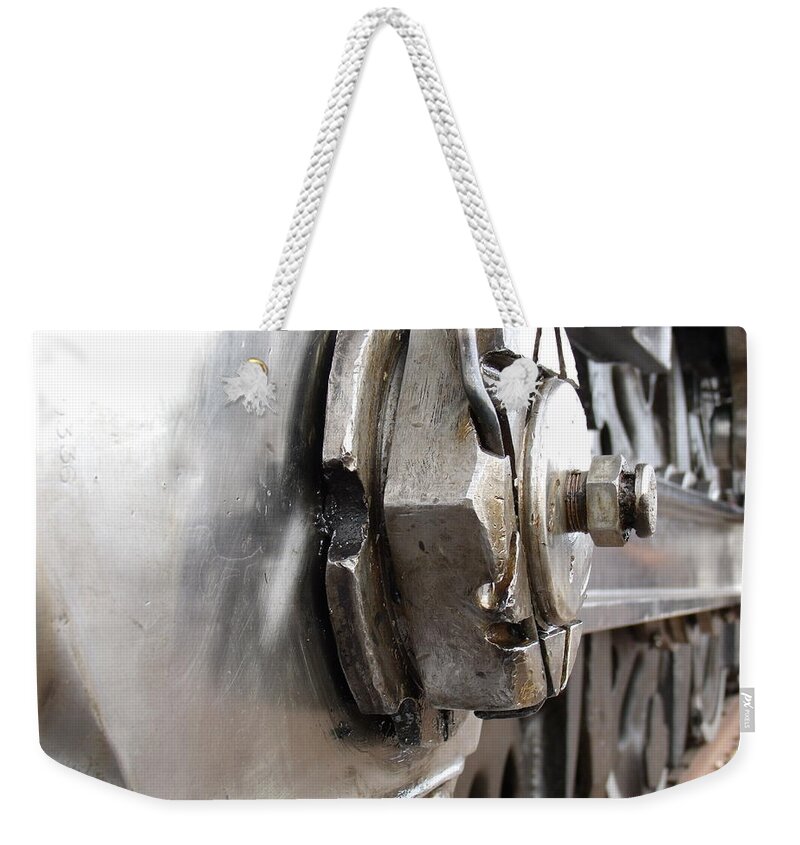 Train Weekender Tote Bag featuring the photograph Big Nut by David S Reynolds