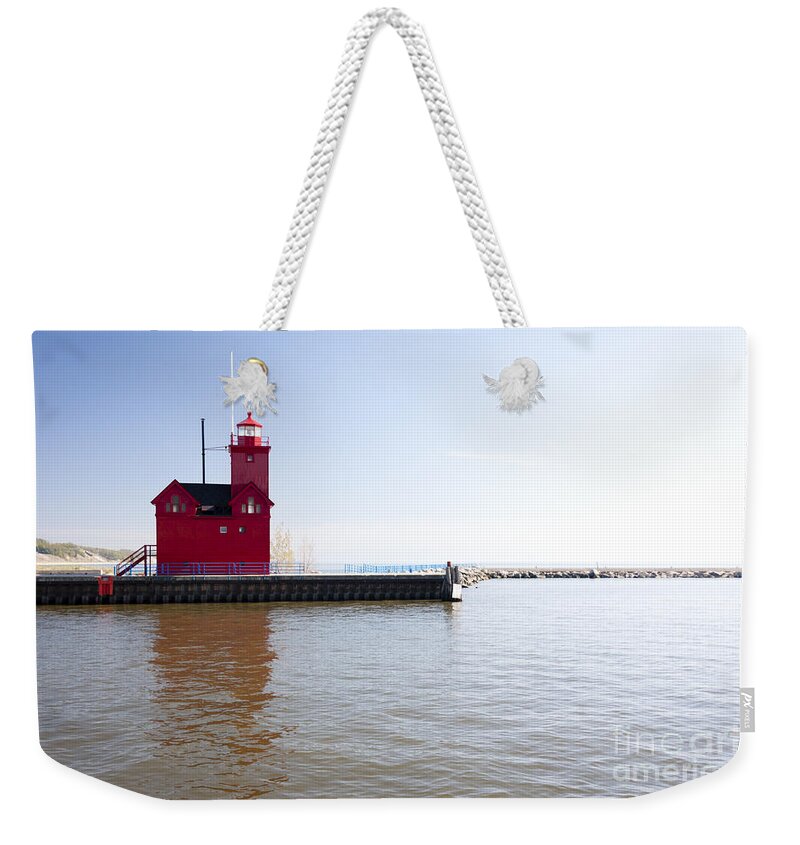 Holland Weekender Tote Bag featuring the photograph Big Red by Patty Colabuono
