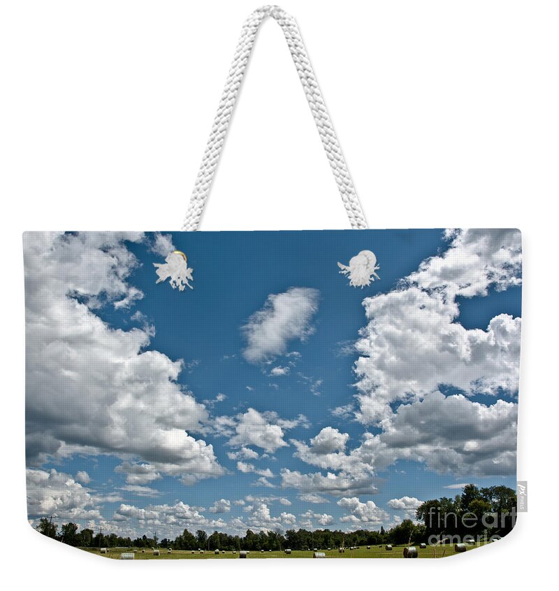 Sky Weekender Tote Bag featuring the photograph Big Sky by Cheryl Baxter