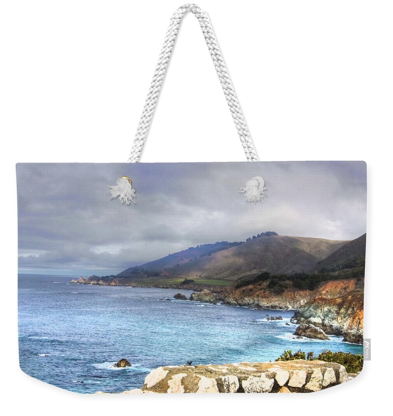Seascape Art Weekender Tote Bag featuring the photograph Big Sur by Kandy Hurley