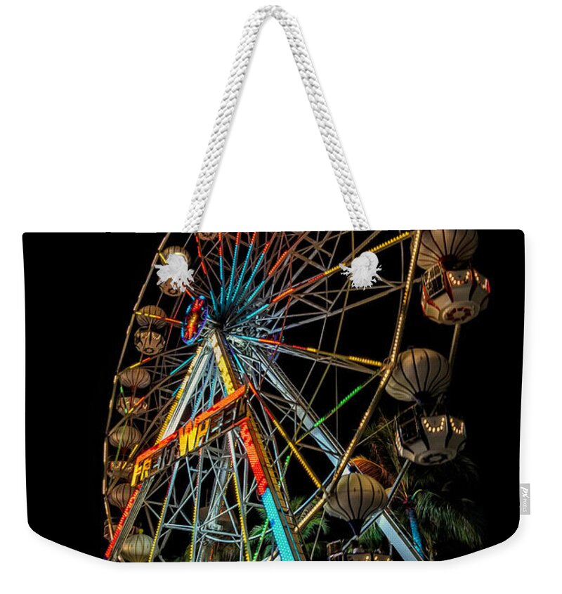 Hdr Weekender Tote Bag featuring the photograph Big Wheel by Adrian Evans
