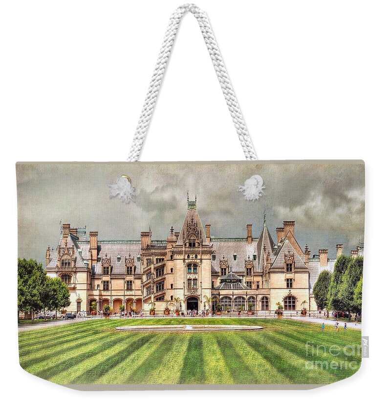 The Biltmore House Weekender Tote Bag featuring the photograph Biltmore House by Savannah Gibbs