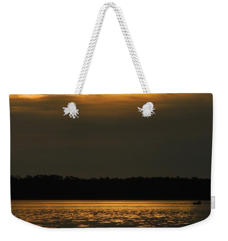 Birds Weekender Tote Bag featuring the photograph Bird Dance by Gallery Of Hope 