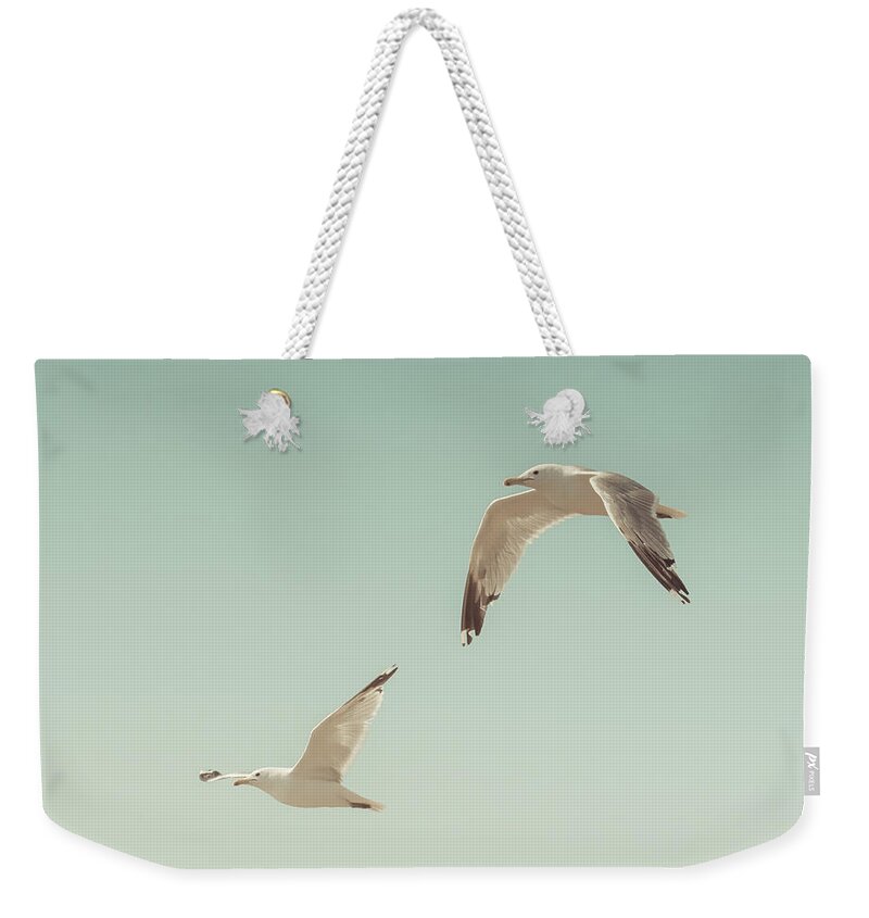 Art Weekender Tote Bag featuring the photograph Birds of A Feather by Lucid Mood