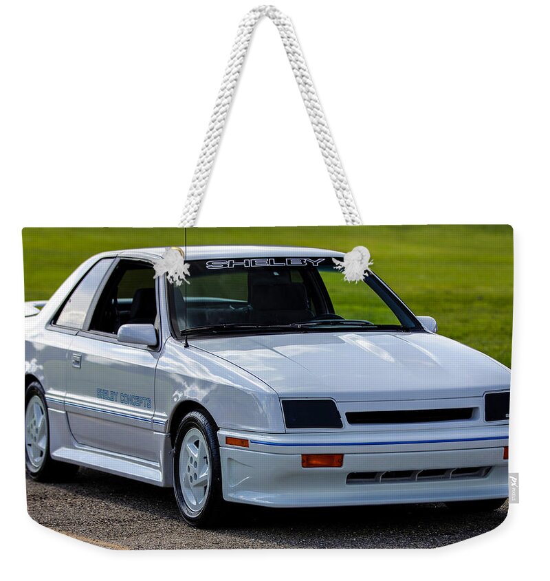 Dodge Weekender Tote Bag featuring the photograph Birthday Car 04 by Josh Bryant